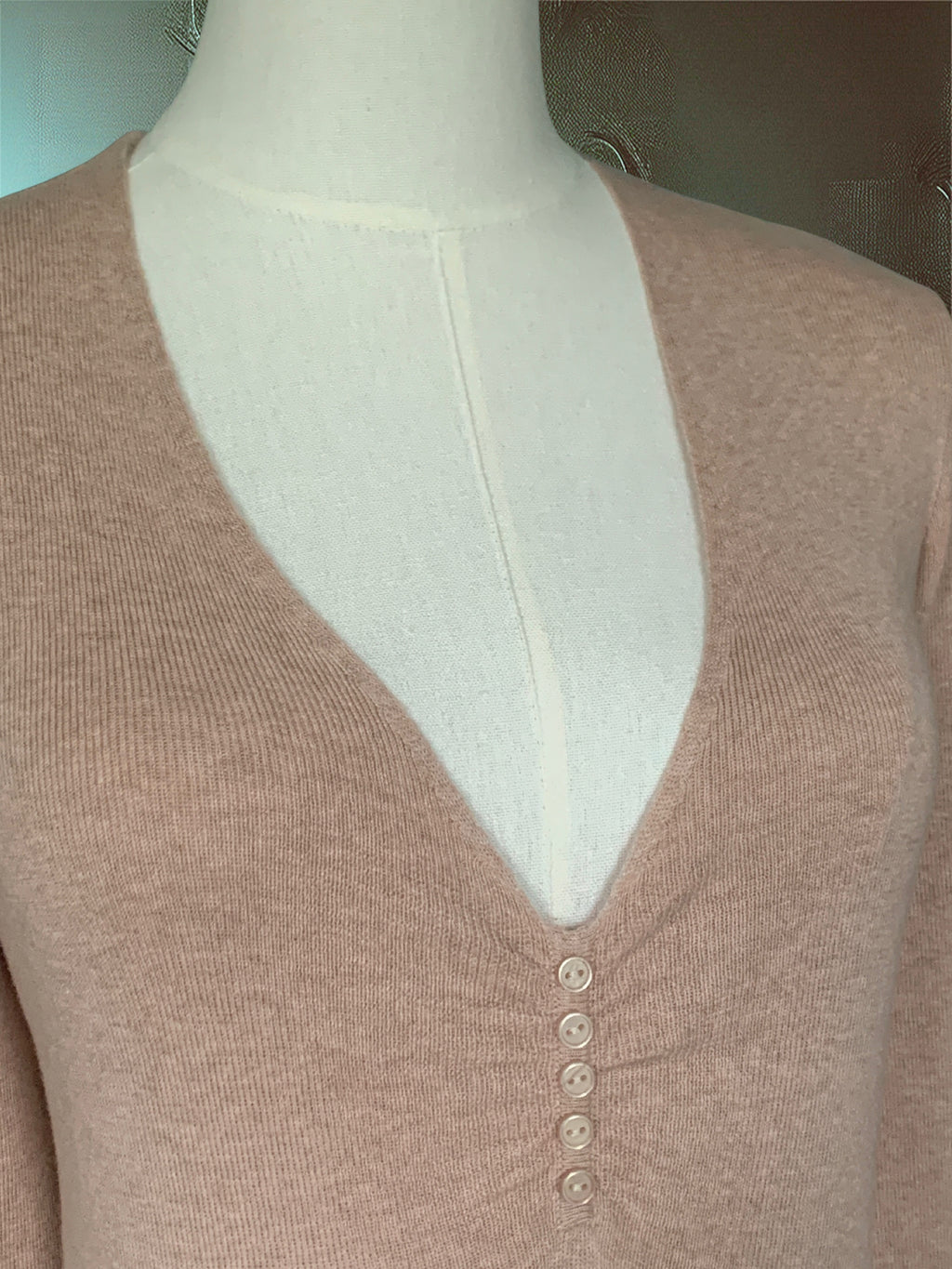 Bavlněný svetr s hedvábím